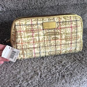 Coach makeup bag